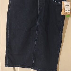 Dark Blue Denim Skirt